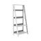 Walker Edison 55" White Modern Ladder Bookshelf